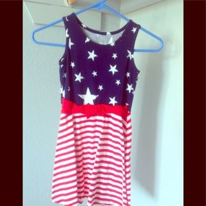 Red white & blue dress